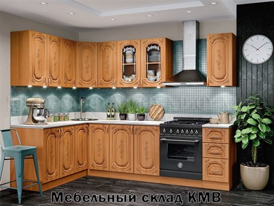 Модульная кухня Лиза-2 1600*2000  мм Ольха - фото 12312