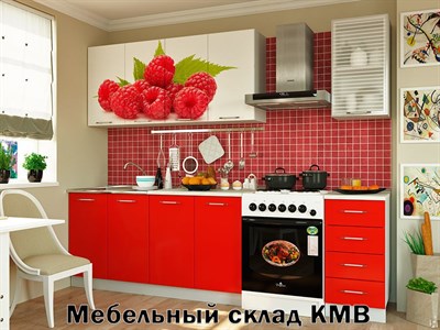 Купить кухню малина 2 метра белый фабрика миф мебельскладкмв.рф