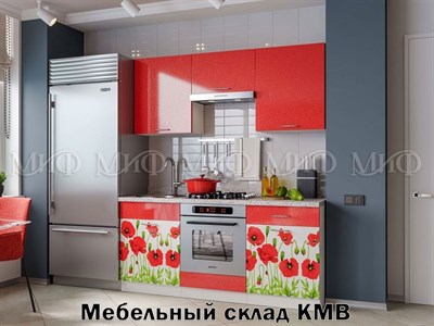 Купить кухню маки 1,6 метра фабрики миф мебельскладкмв.рф