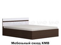 Кровать с основанием дсп ким венге белый глянец мебельный склад кмв