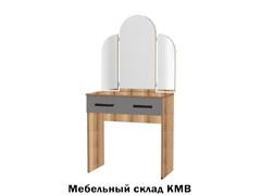 трельяж бася графит/дуб крафт мебельный склад кмв